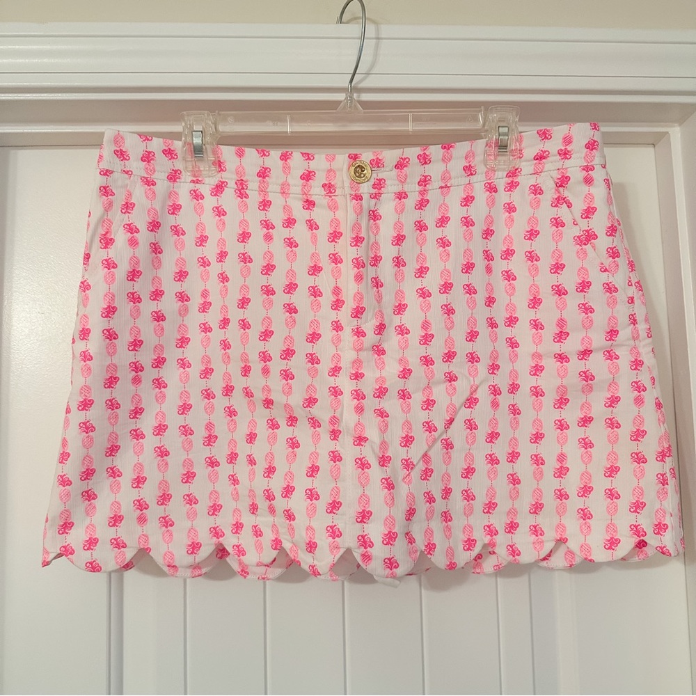 Lilly Pulitzer Colette Skort Pink Topaz Fineapple